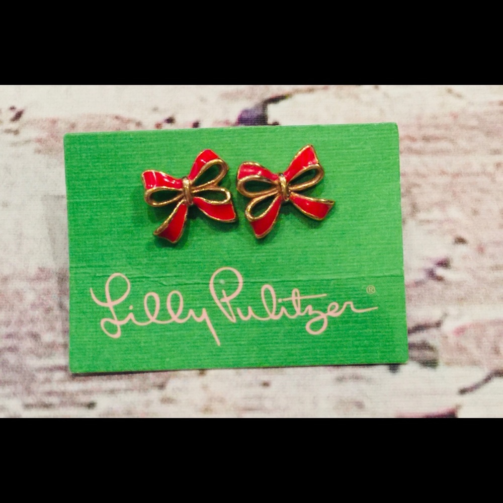 Lilly Pulitzer Bow Earrings